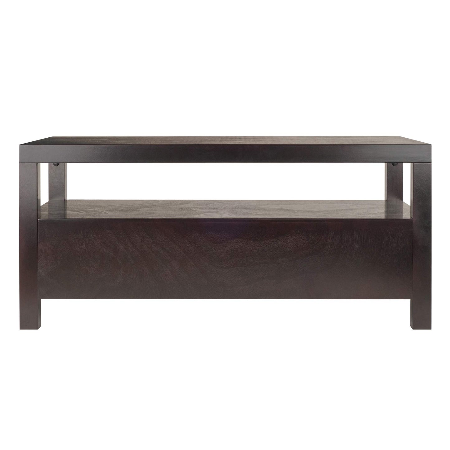 TABLE | Ergode Copenhagen Coffee Table | Ample Storage | Scandinavian Design | Solid Wood | Espresso Finish | Assembly Required | 40W x 23D x 18.25H | casafoyer.myshopify.com
