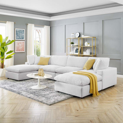 kitchen and dining room sets | CasaFoyer Commix Sectional Sofa | Luxurious & Inviting | Stain-Resistant Velvet | Solid Wood Construction | Foam Padded Cushions | Ultimate Relaxation | 6-Piece Set | casafoyer.myshopify.com