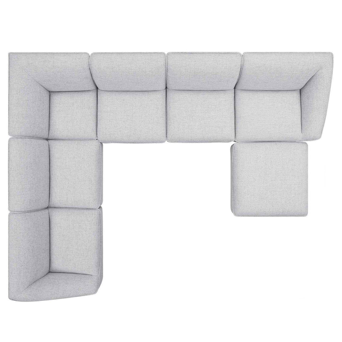 kitchen and dining room sets | CasaFoyer Comprise Upholstered 7-Piece Sectional Sofa | Ultimate Comfort & Luxury | French Piping | Dense Foam Padding | Polyester Upholstery | Solid Wood Construction | Sturdy Rubberwood Legs | Modular Design | casafoyer.myshopify.com