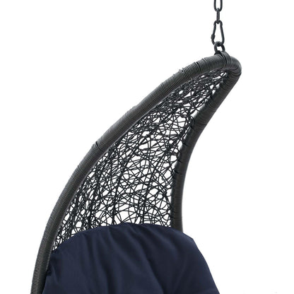executive chairs | CasaFoyer Landscape Outdoor Patio Hanging Chaise Lounge Swing Chair | Elegant Design | All-Weather Comfort | Sturdy Metal Chain | 264 lbs Weight Capacity | casafoyer.myshopify.com