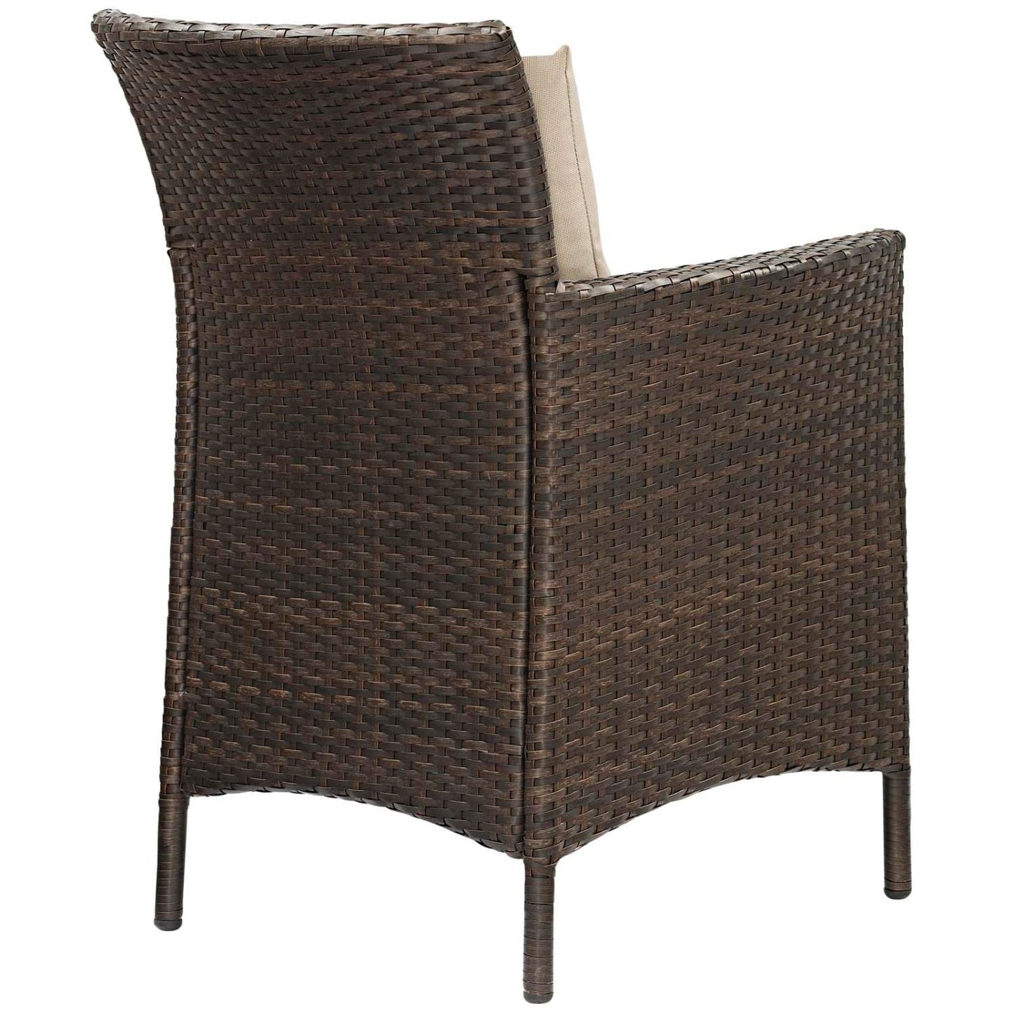 kitchen and dining room sets | CasaFoyer Conduit 7 Piece Outdoor Patio Dining Set | Transitional Style | Durable Aluminum Frame | UV-Resistant Wicker Rattan | Comfortable Cushions | Tempered Glass Tabletop | casafoyer.myshopify.com