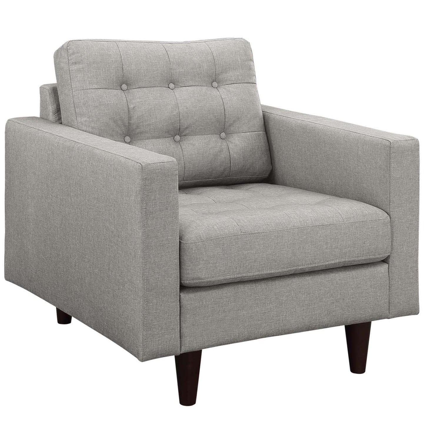 kitchen and dining room sets | CasaFoyer Empress Button Tufted Upholstered Fabric Sectional Sofa Set | Plush Cushions | Sturdy Support | Luxurious Seating | Light Gray | casafoyer.myshopify.com