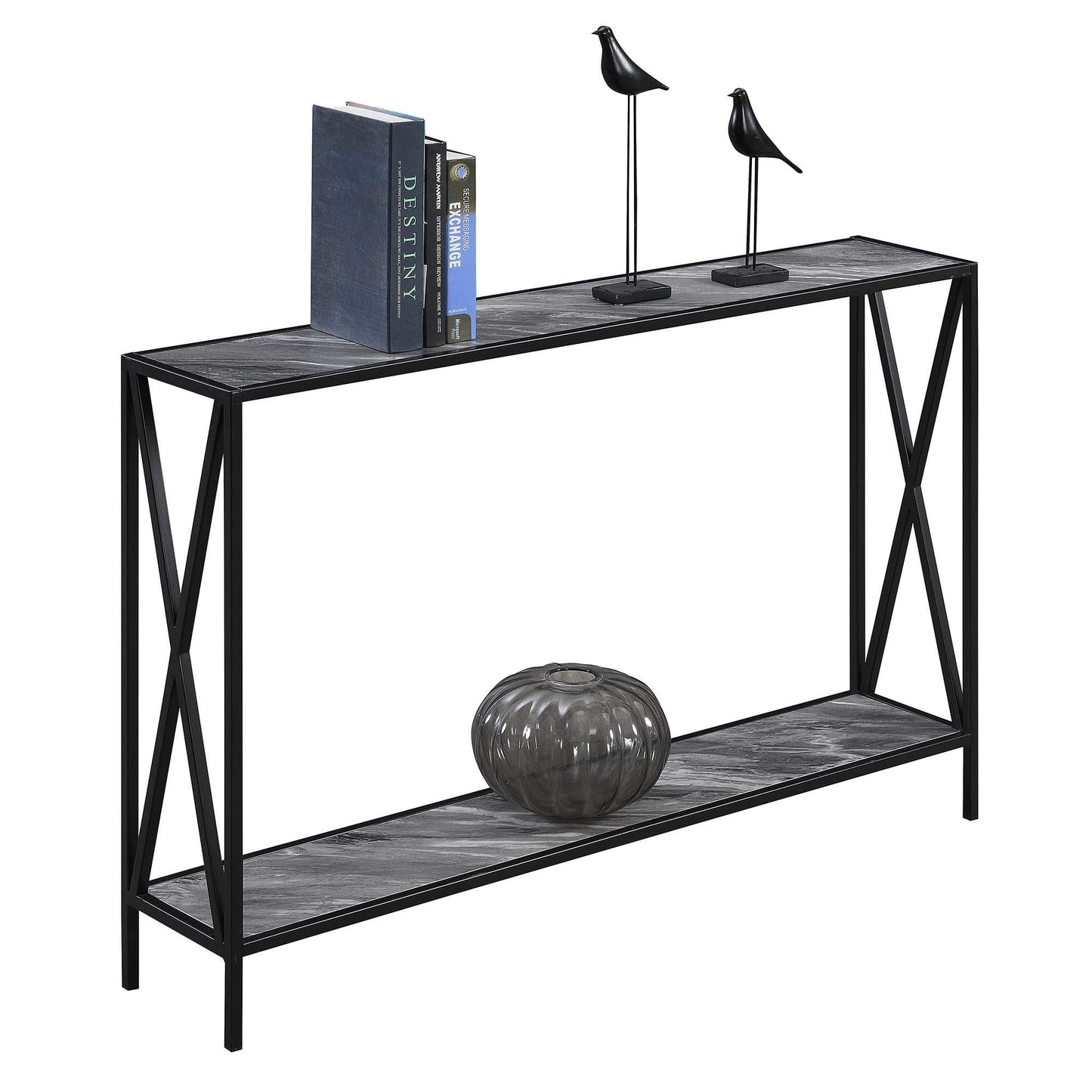 TABLE | Ergode Tucson Console Table | Stylish & Versatile Home Decor Solution | Ample Surface Area | Convenient Bottom Shelf | Multiple Finishes | casafoyer.myshopify.com