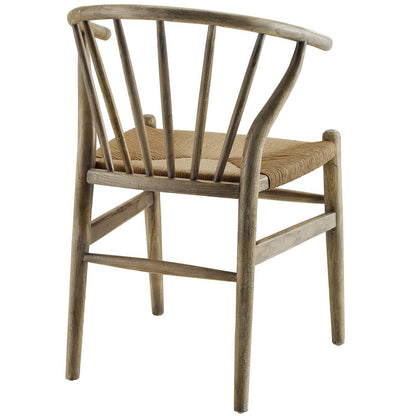 home office desk chairs | CasaFoyer Flourish Dining Side Chair Set of 2 | Scandinavian Elegance | Gray | Spindle Design | Paper Rope Seat | Sturdy Wooden Frame | Versatile & Stylish | 286 lbs Weight Capacity | casafoyer.myshopify.com