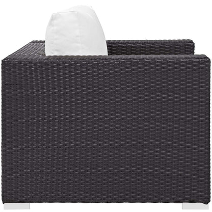 fire pits | Ergode Convene Outdoor Patio Furniture Set | Fire Table | Aluminum Frames | Water & UV-Resistant Cushions | 40,000 BTU Burner | CSA Certified | Includes Fire Pit & Armchairs | casafoyer.myshopify.com