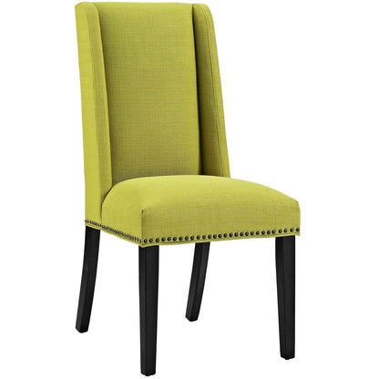 home office desk chairs | CasaFoyer Baron Dining Chair Set of 2 | Upholstered with Nailhead Trim | Solid Wood Frame | Contemporary Furniture | casafoyer.myshopify.com