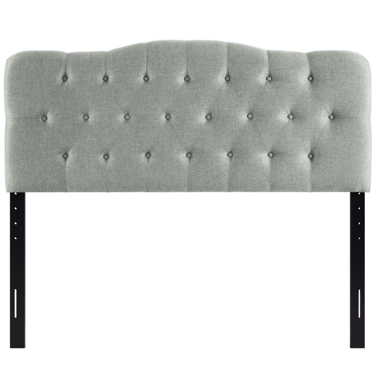 headboards | CasaFoyer  Annabel Button Tufted Linen Fabric Upholstered Queen Headboard | Tranquil Haven | Soft Tones | Sophisticated Design | Durable Build | Graceful Contours | Enhance Bedroom Ambiance | casafoyer.myshopify.com