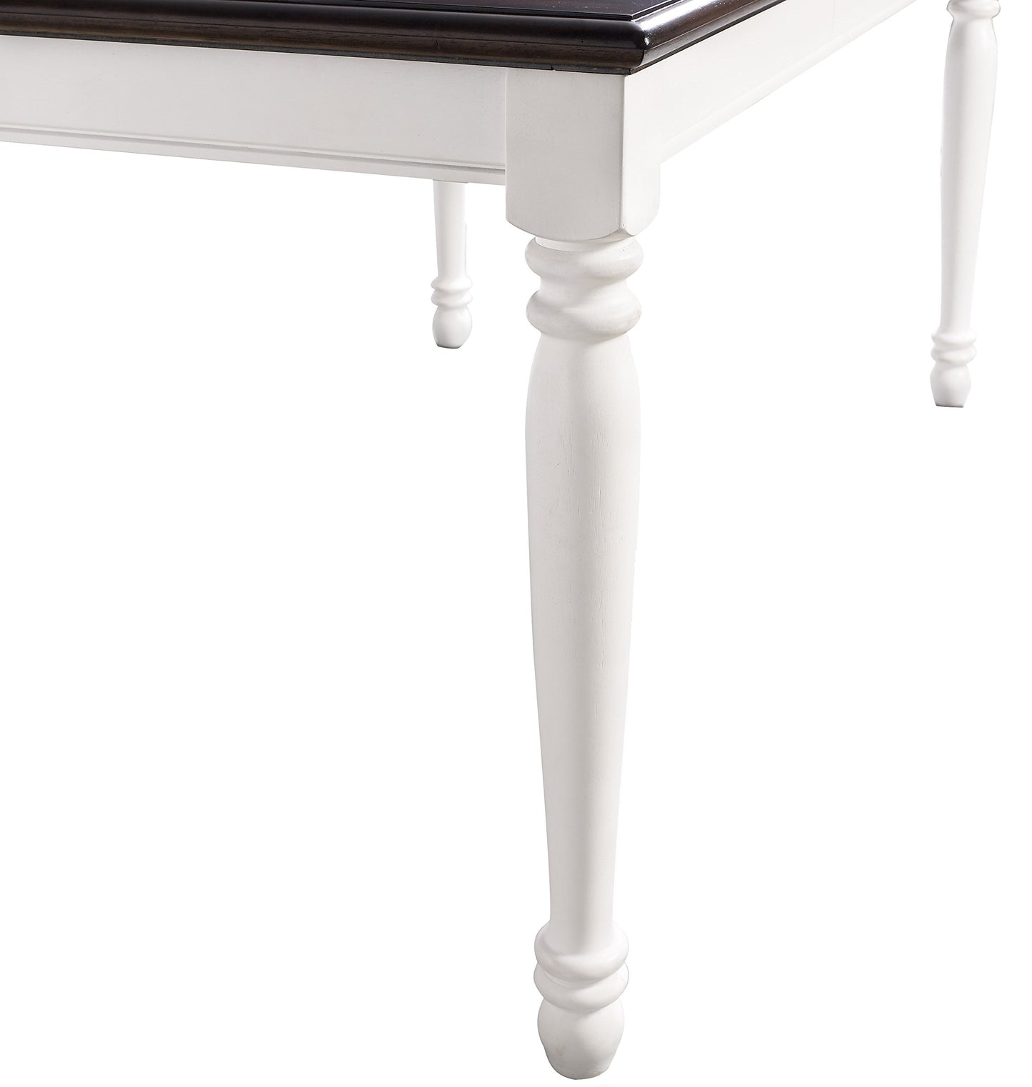 Dining Table | CasaFoyer Shelby Dining Table | Solid Hardwood & Wood Veneers | Seats 6 | Removable Leaf | Easy Assembly | Timeless Design | Rubbed Antique Tabletop | casafoyer.myshopify.com