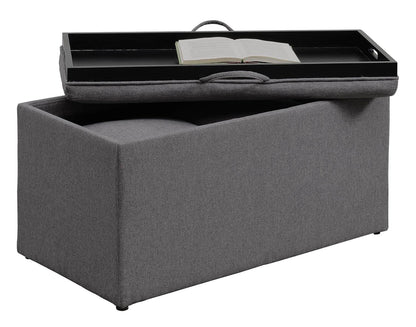 Sofa & chair Sets | Designs4Comfort Sheridan Storage Bench | Reversible Tray | 2 Side Ottomans | Ample Storage | Comfortable Seating | Hardwood Serving Trays | Functional & Stylish | casafoyer.myshopify.com
