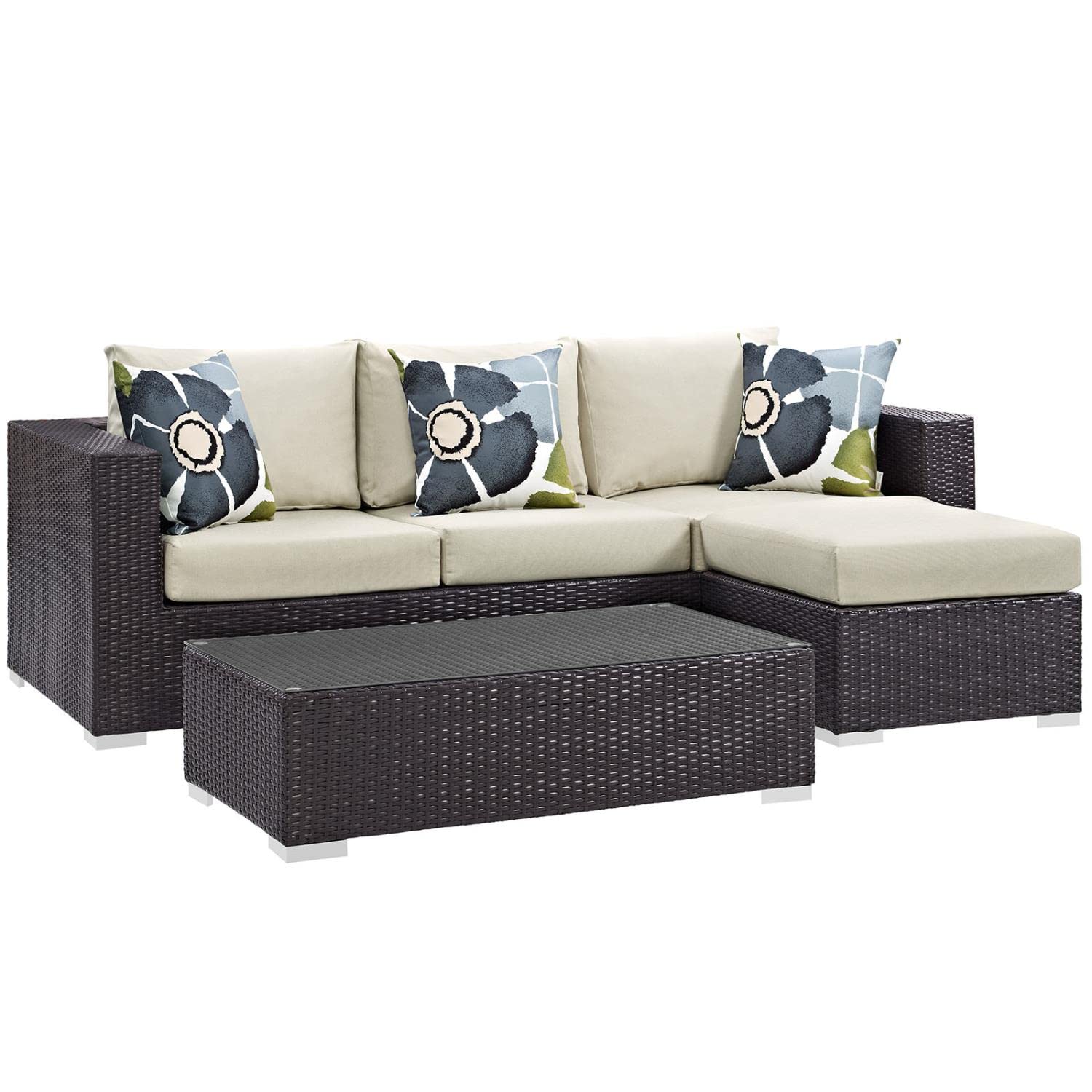 sofas | CasaFoyer Convene Outdoor Sectional Series | Durable Rattan Weave | Weather-Resistant Cushions | Patio Sofa Set with Coffee Table & Ottoman | casafoyer.myshopify.com