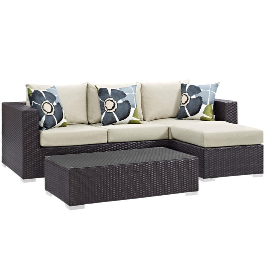 sofas | CasaFoyer Convene Outdoor Sectional Series | Durable Rattan Weave | Weather-Resistant Cushions | Patio Sofa Set with Coffee Table & Ottoman | casafoyer.myshopify.com