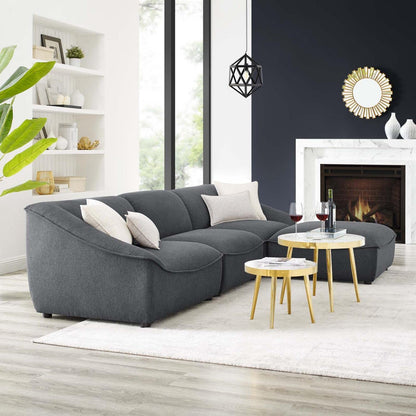 kitchen and dining room sets | CasaFoyer Comprise Upholstered 4-Piece Living Room Set | Ultimate Comfort & Relaxation | French Piping | Dense Foam Padding | Soft Polyester Upholstery | Solid Wood & Plywood Construction | Sturdy Rubberwood Legs | Customizable Design | casafoyer.myshopify.com