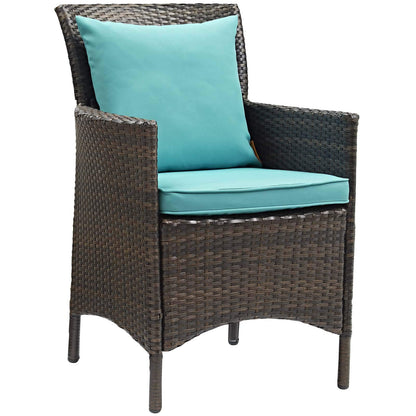 kitchen and dining room sets | CasaFoyer Conduit Outdoor Patio Dining Collection | Transitional Style | UV-Resistant Wicker Rattan | Comfortable Cushions | All-Weather Design | casafoyer.myshopify.com