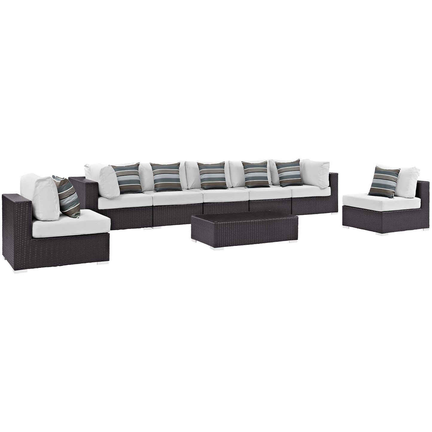 kitchen and dining room sets | CasaFoyer Convene Outdoor Sectional Set | Durable Rattan Weave | Weather-Resistant Cushions | Versatile & Stylish Patio Furniture | casafoyer.myshopify.com