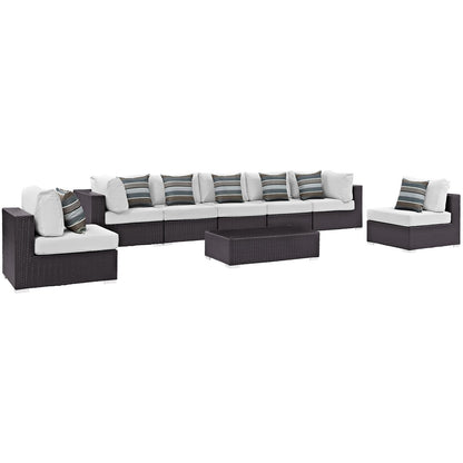 kitchen and dining room sets | CasaFoyer Convene Outdoor Sectional Set | Durable Rattan Weave | Weather-Resistant Cushions | Versatile & Stylish Patio Furniture | casafoyer.myshopify.com