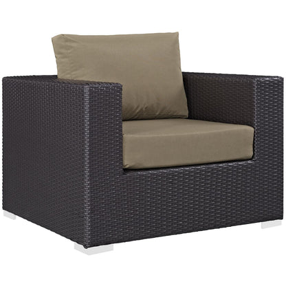 kitchen and dining room sets | CasaFoyer Convene Outdoor Sectional Set | Durable Rattan & Aluminum Frame | Weather-Resistant Cushions | Patio Sofa Set with Armchair, Armless, Corner Sections & Ottomans | casafoyer.myshopify.com