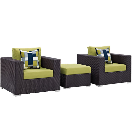 kitchen and dining room sets | CasaFoyer Convene Outdoor Sectional Set | Synthetic Rattan | Weather-Resistant Cushions | Patio Sofa, Loveseat, Ottoman, Armchairs, Side Tables | casafoyer.myshopify.com
