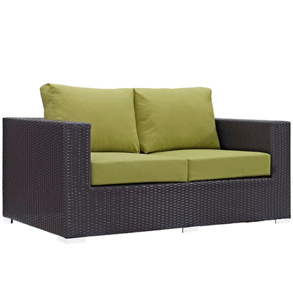 kitchen and dining room sets | CasaFoyer Convene Outdoor Sectional Set | Durable Rattan & Aluminum Frame | Weather-Resistant Cushions | Patio Sofa, Armchairs, Ottomans | casafoyer.myshopify.com
