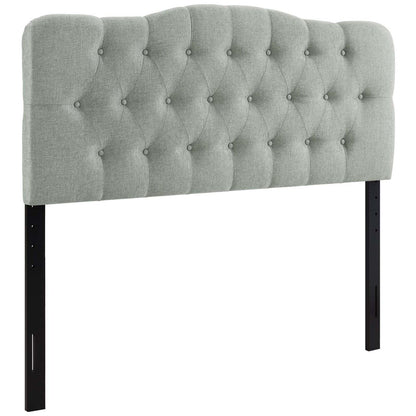 headboards | CasaFoyer  Annabel Button Tufted Linen Fabric Upholstered Queen Headboard | Tranquil Haven | Soft Tones | Sophisticated Design | Durable Build | Graceful Contours | Enhance Bedroom Ambiance | casafoyer.myshopify.com