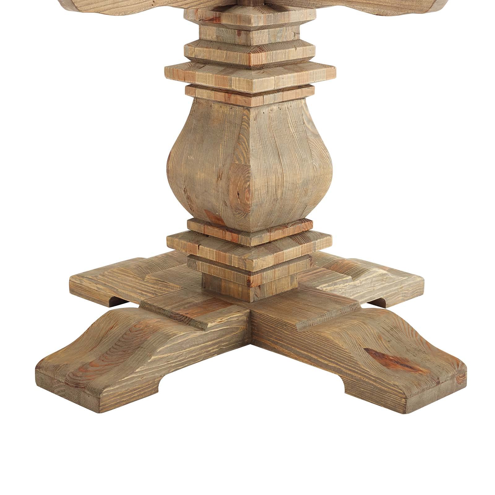 patio dining tables | CasaFoyer Column Dining Table | Modern Farmhouse, Rustic, Industrial, or Ranch Style | Solid Pine Wood | 47 Round Top | Spacious & Elegant | Ideal for Everyday Meals or Special Occasions | casafoyer.myshopify.com