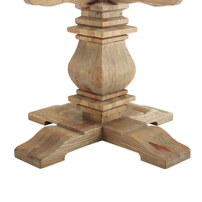 patio dining tables | CasaFoyer Column Dining Table | Modern Farmhouse, Rustic, Industrial, or Ranch Style | Solid Pine Wood | 47 Round Top | Spacious & Elegant | Ideal for Everyday Meals or Special Occasions | casafoyer.myshopify.com