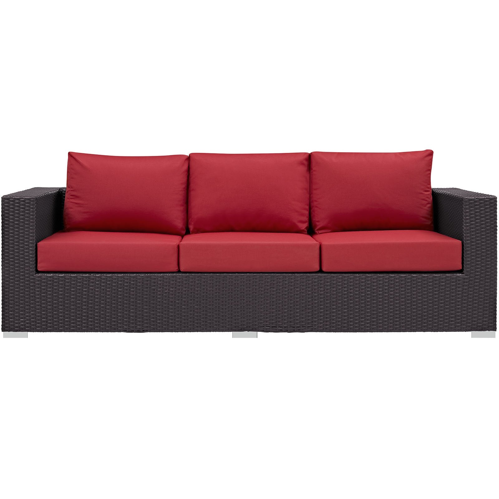 Patio Furniture Sets | Convene Outdoor Sectional Sofa Set | Durable Rattan Weave | Weather-Resistant Cushions | Ideal for Patio, Backyard, Poolside Gathering | casafoyer.myshopify.com