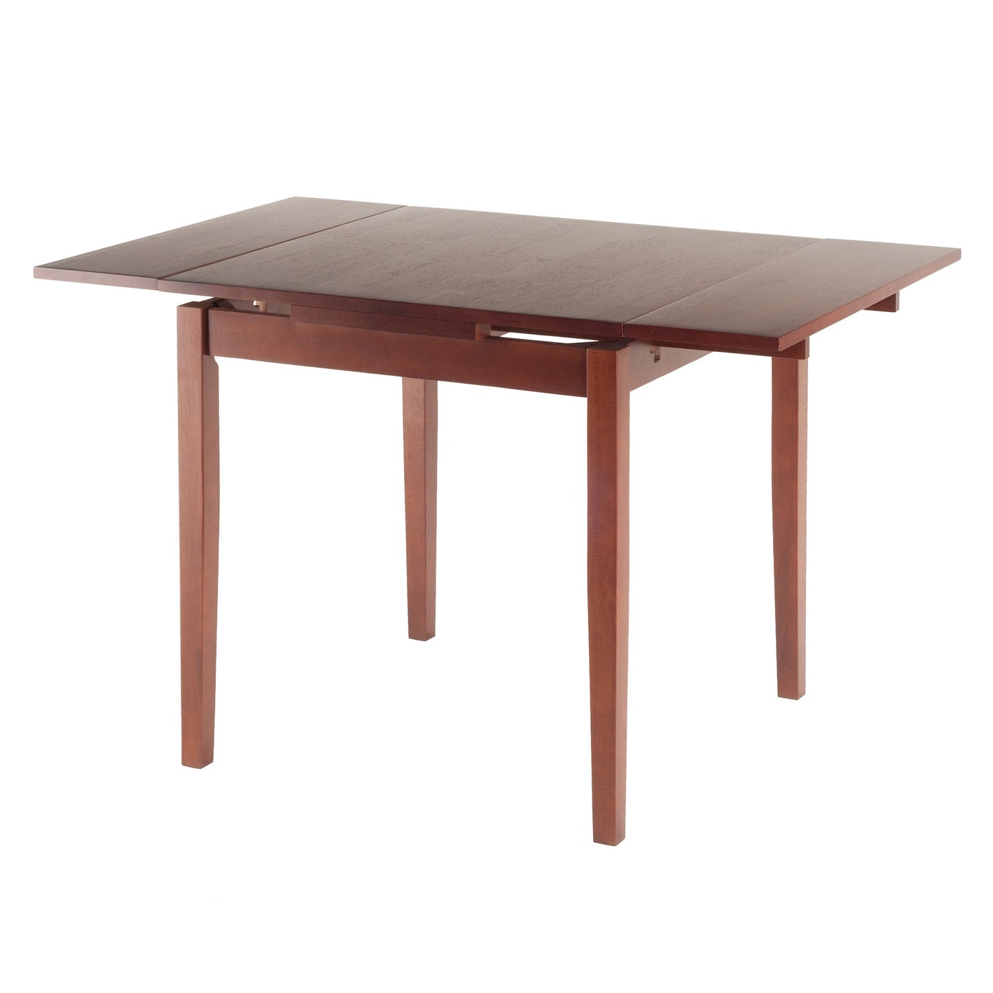 TABLE | CasaFoyer  Wood Pulman Extension Table | Practical & Space-Saving | Walnut Finish | Extends to 48 | Accommodates 4 Guests | Easy Assembly | casafoyer.myshopify.com