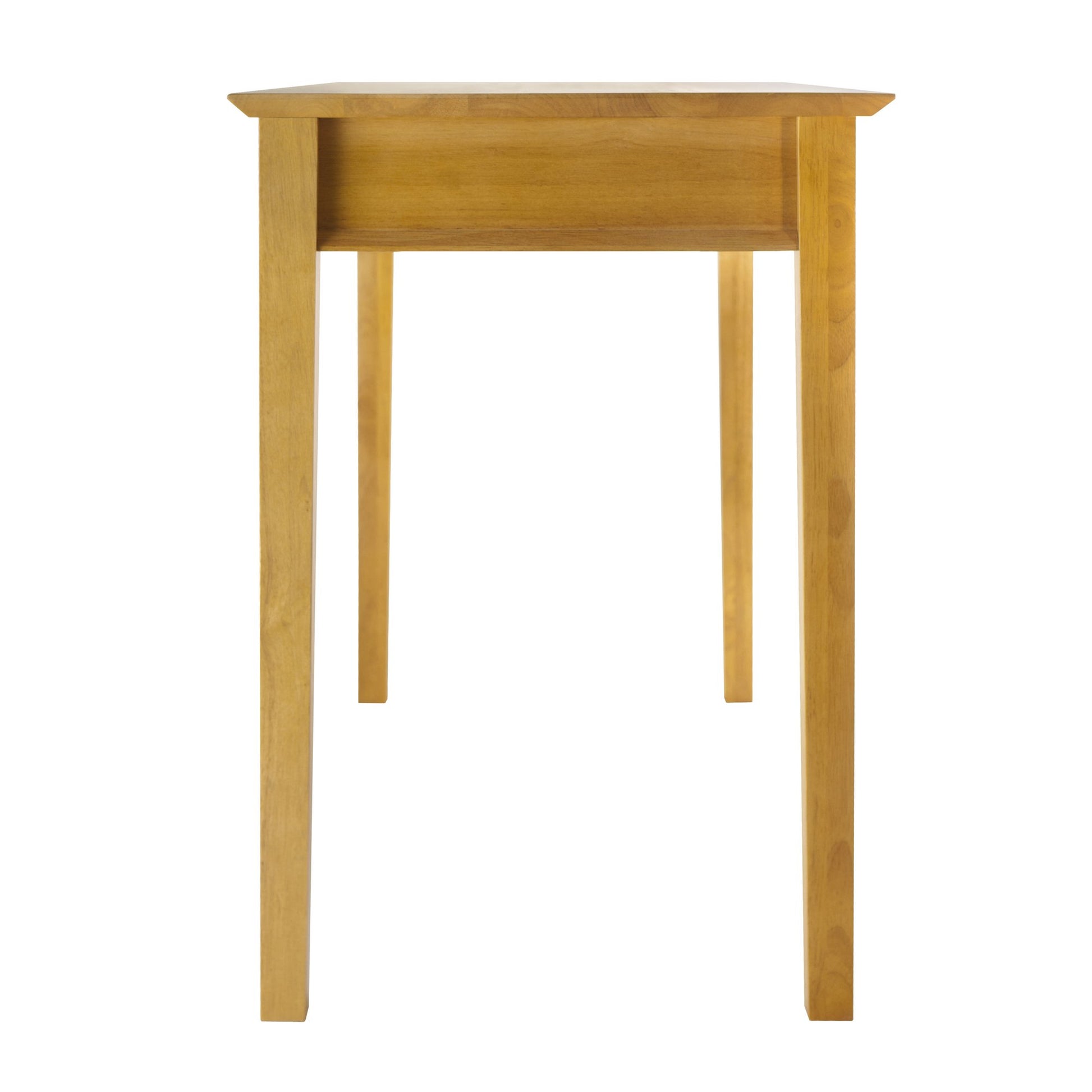 DESK | Ergode Spacious Honey Pine Computer Desk | Keyboard Tray | Timeless Design | 42.05 W x 20.55 D x 28.94 H | 39.7 lbs | casafoyer.myshopify.com