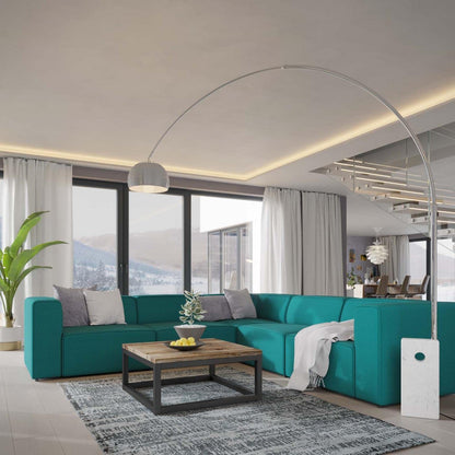 kitchen and dining room sets | CasaFoyer Mingle | 5-Piece Sectional Sofa Set | Stylish, Spacious, and Comfortable | Teal | Ideal for Contemporary Living or Lounge Spaces | casafoyer.myshopify.com