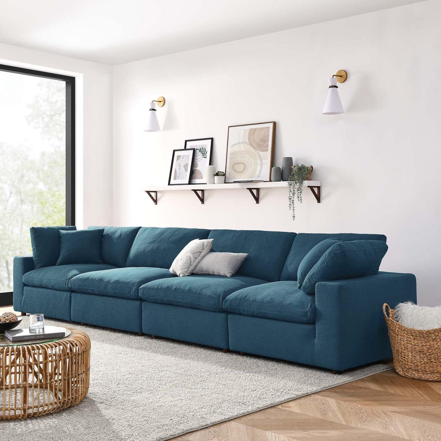 kitchen and dining room sets | CasaFoyer Commix Ultimate Relaxation Sectional Sofa Set | Comfortable Polyester & Linen Upholstery | Solid Wood Construction | Plush Down Cushions | Perfect for Modern Homes | casafoyer.myshopify.com