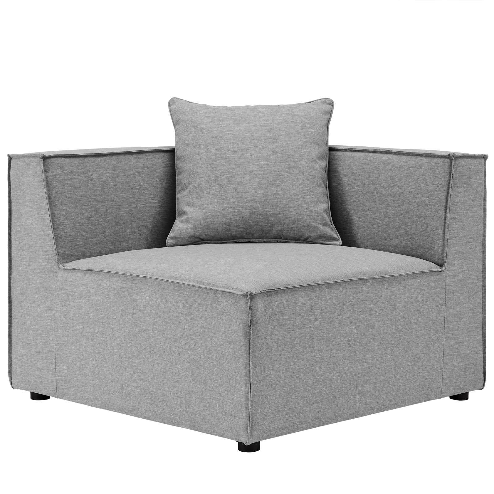 kitchen and dining room sets | CasaFoyer Outdoor Patio Saybrook Upholstered Sofa | Weather Resistant | Comfortable & Stylish | 4-Piece Sectional Sofa Collection | Gray | casafoyer.myshopify.com