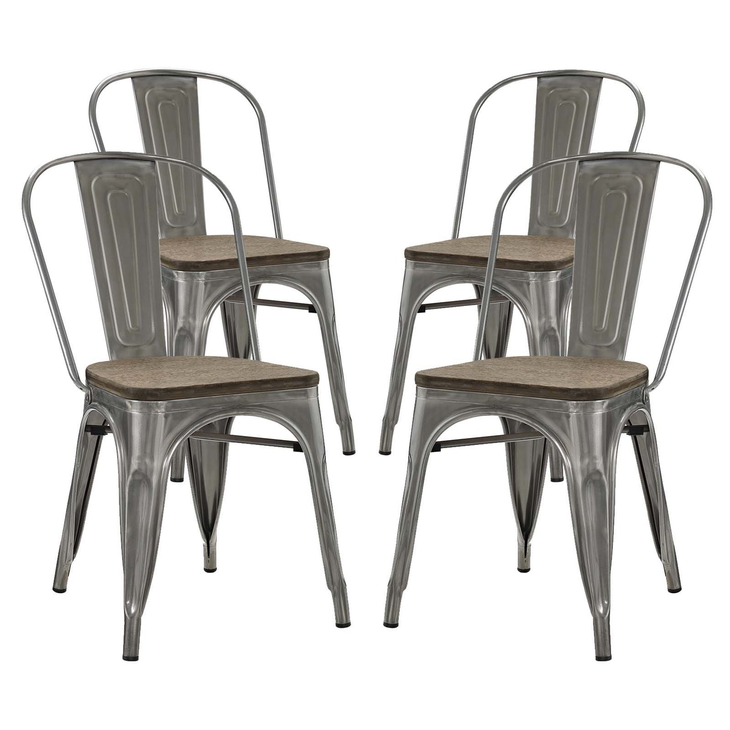 home office desk chairs | CasaFoyer Promenade Bamboo Side Chairs - Set of 4 | Vintage Distressed Finish | Timeless Charm for Dining Spaces | Versatile & Stylish | casafoyer.myshopify.com
