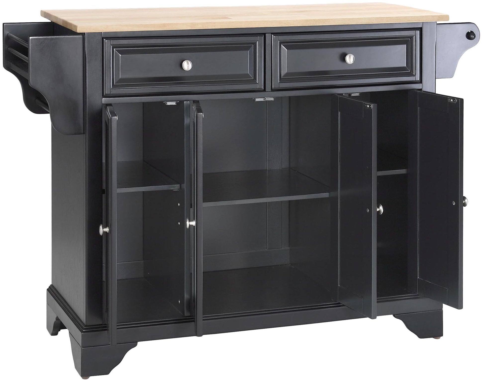 Kitchen Storage | Durable Solid Hardwood Kitchen Island | Elegant Raised Panel Doors | Ample Storage Space | Stylish, Functional, and High-Quality | casafoyer.myshopify.com