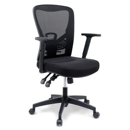 home office desk chairs | CasaFoyer Define Mesh Office Desk Chair | Spacious & Breathable Back | Durable Fabric Upholstery | Adjustable Armrests & Height | Stable Nylon Base | 360 Swivel & Dual-Wheel Casters | 331 lbs Weight Capacity | Black | casafoyer.myshopify.com