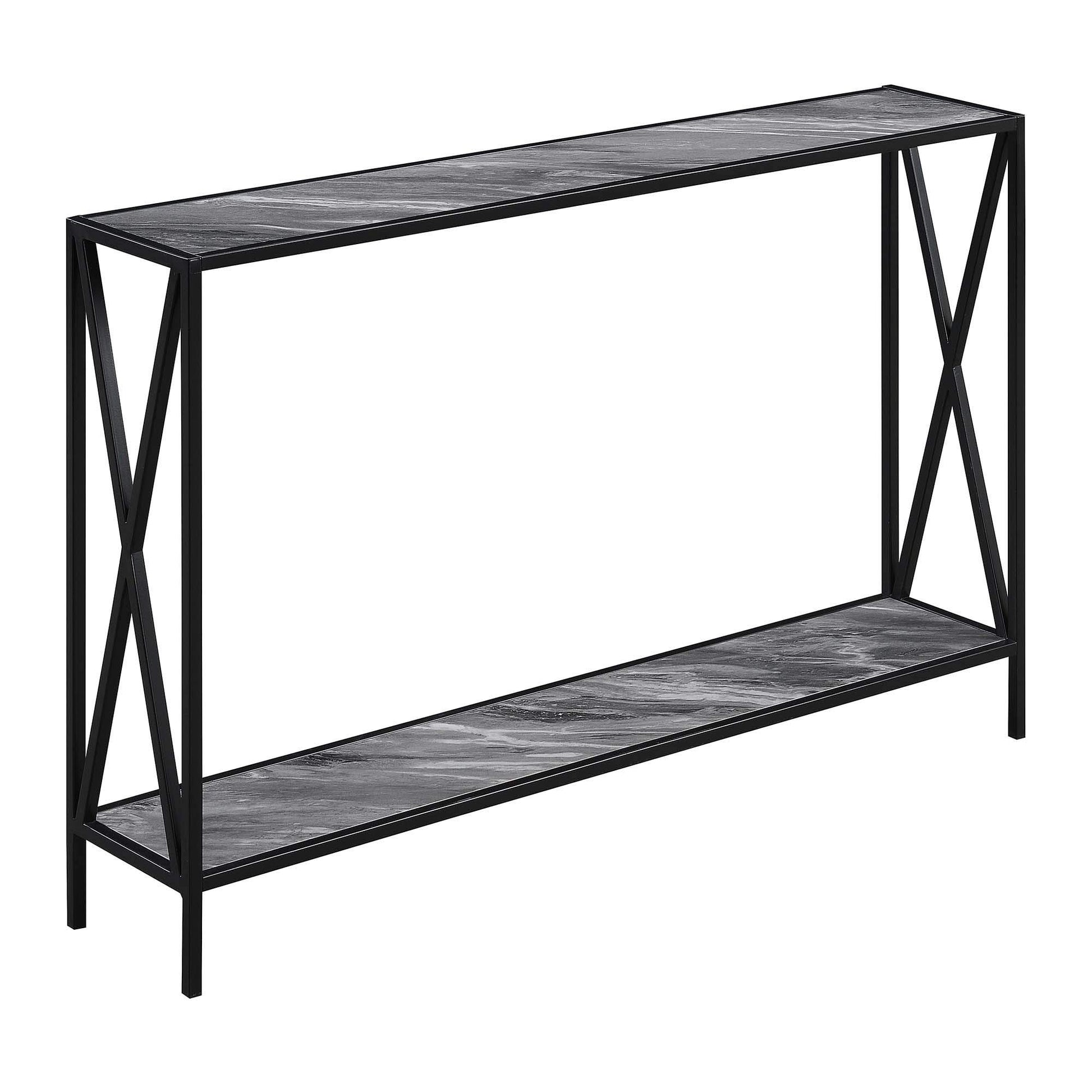 TABLE | Ergode Tucson Console Table | Stylish & Versatile Home Decor Solution | Ample Surface Area | Convenient Bottom Shelf | Multiple Finishes | casafoyer.myshopify.com