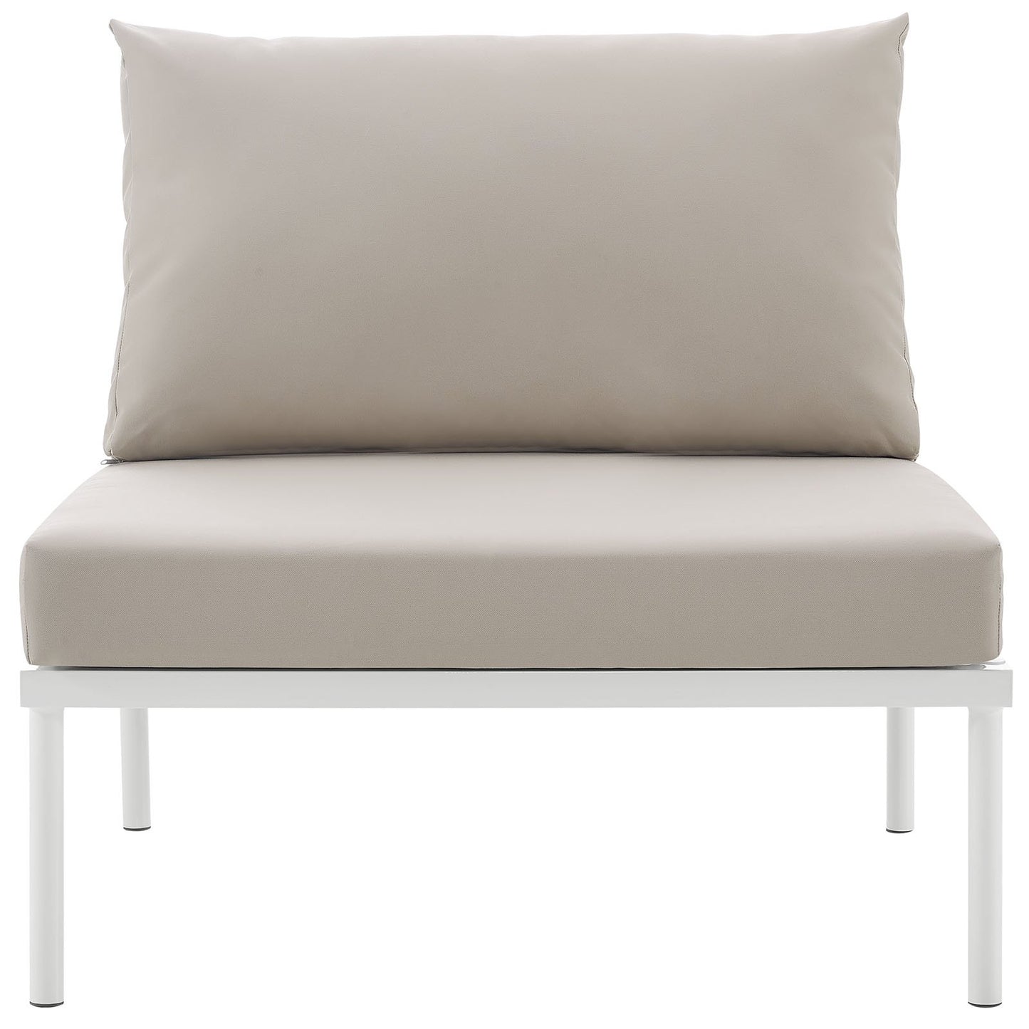patio bistro sets | CasaFoyer Harmony Outdoor Patio Armless Sofa Chair | Waterproof | Comfortable & Stylish | Silk Polyester Seat Back Weave | Powder Coated Aluminum Bases | Non-Marking Foot Caps | Easy to Arrange | Elevate Your Outdoor Space | casafoyer.myshopify.com