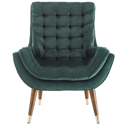 home office desk chairs | CasaFoyer Suggest Performance Velvet Lounge Chair | Stain-Resistant | Button-Tufted | Plush Cushion | Gold Metal Legs | Ideal for Living Room, Bedroom, Reading Nook | 331 lbs Weight Capacity | casafoyer.myshopify.com