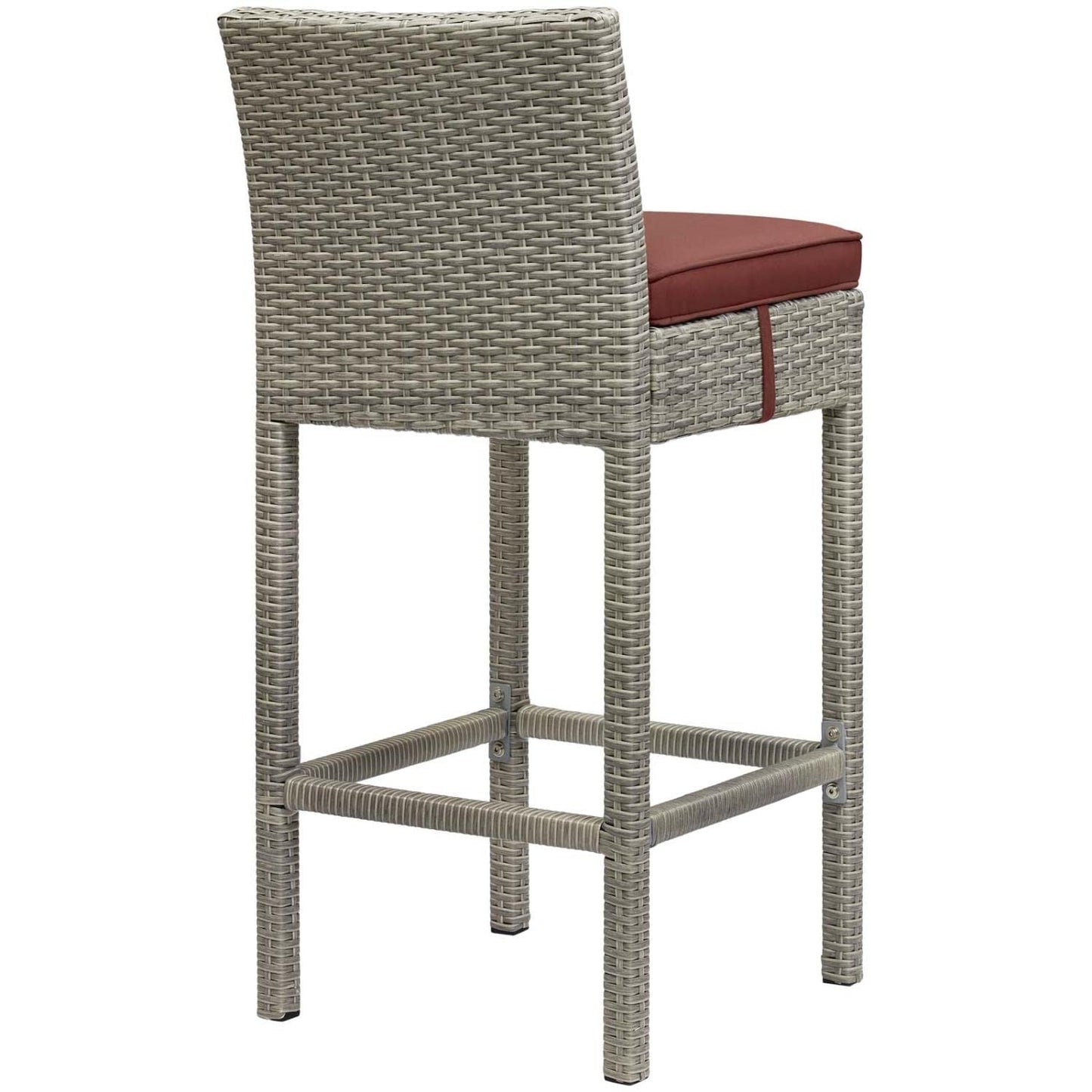 home office desk chairs | CasaFoyer Conduit Outdoor Patio Bar Stool | Stylish & Durable Wicker Rattan Design | Weatherproof & Comfortable | Perfect for Outdoor Spaces | Includes 1 Stool | casafoyer.myshopify.com