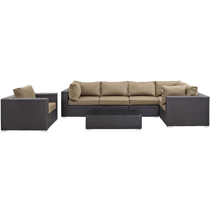 kitchen and dining room sets | CasaFoyer Convene Outdoor Sectional Set | Durable Rattan Weave | Weather-Resistant Cushions | Versatile & Stylish Patio Furniture | casafoyer.myshopify.com