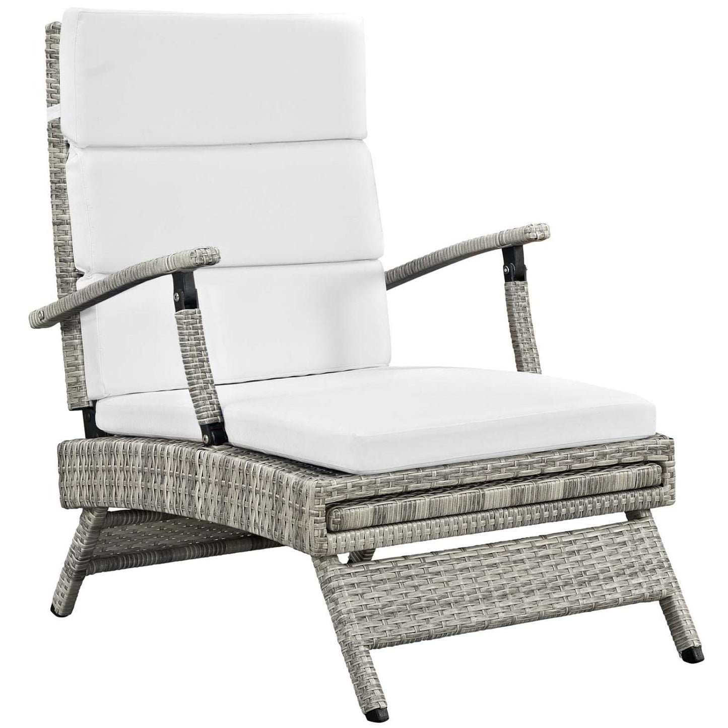 executive chairs | CasaFoyer Envisage Outdoor Patio Chaise Lounge Chair | Durable Aluminum Frame | UV-Resistant Wicker Rattan | Customizable Reclining Positions | Plush Foam Cushions | All-Weather Fabric | Foldable for Compact Storage | casafoyer.myshopify.com