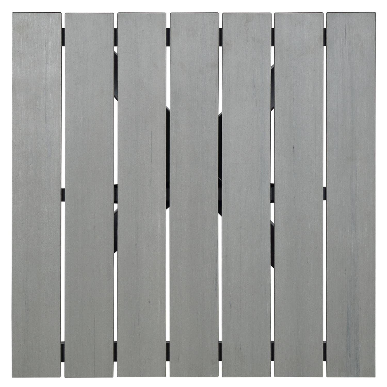 Dining Table | Maine Outdoor Patio Dining Table | Synthetic Wood Grain Plank Boards | Aluminum Frame | Sleek & Modern Design | Ideal for Contemporary Outdoor Dining | Includes 1 Table | casafoyer.myshopify.com