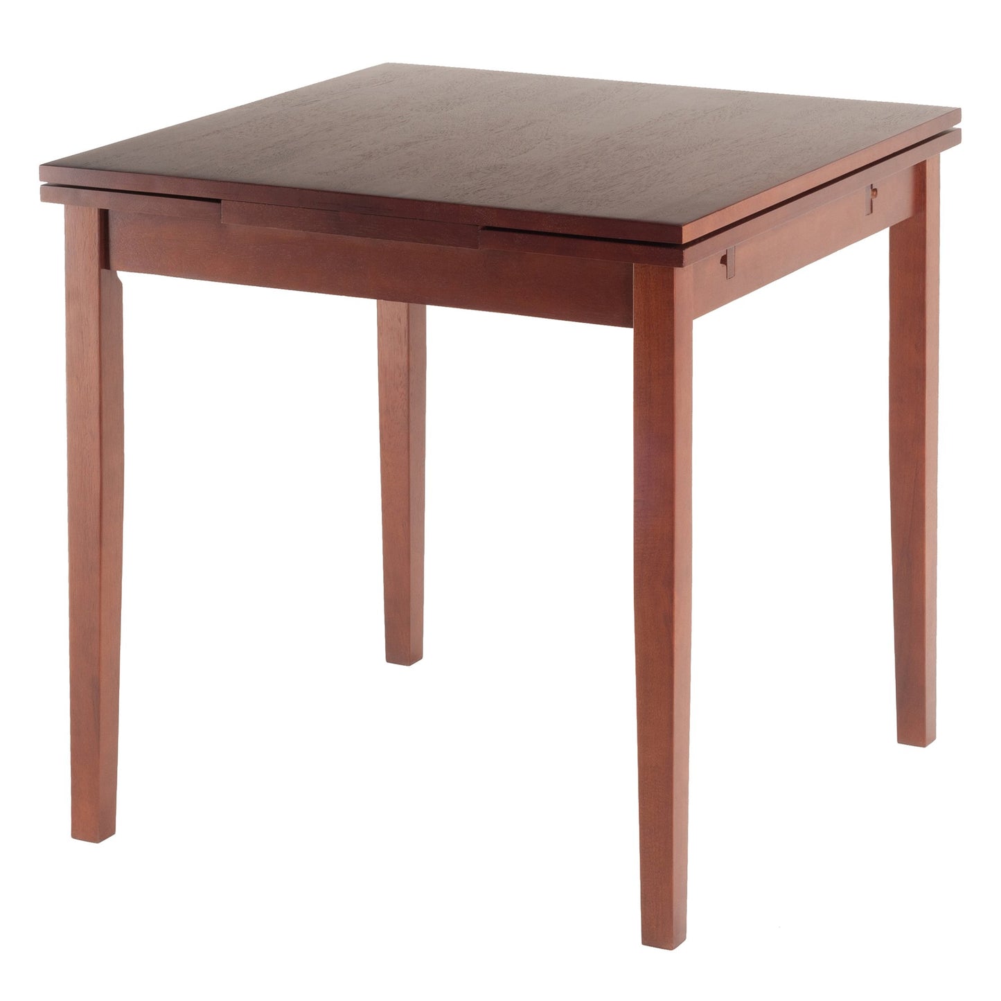 TABLE | CasaFoyer  Wood Pulman Extension Table | Practical & Space-Saving | Walnut Finish | Extends to 48 | Accommodates 4 Guests | Easy Assembly | casafoyer.myshopify.com