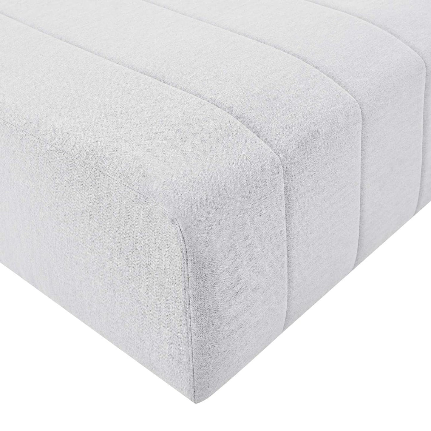 ottomans | CasaFoyer Bartlett Upholstered Fabric Ottoman | Retro Modern Style | Soft Polyester Upholstery | Dense Foam Padding | Sturdy Frame | Non-Marking Foot Caps | casafoyer.myshopify.com