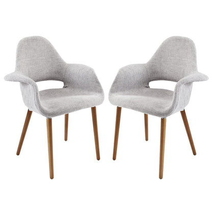 home office desk chairs | CasaFoyer Aegis Accent Chair Set of 2 | Plush Cushions | Wooden Legs | Taupe Color | Ultimate Relaxation | Endless Possibilities | casafoyer.myshopify.com
