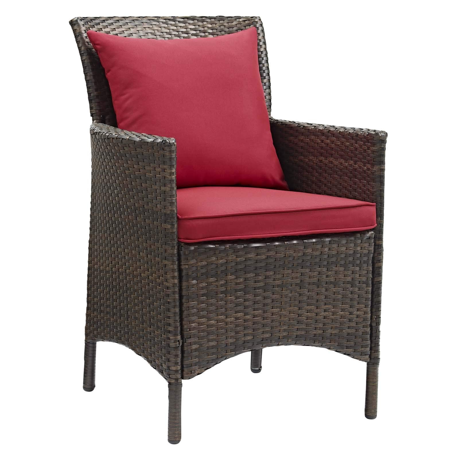 kitchen and dining room sets | CasaFoyer Conduit Outdoor Patio Dining Collection | Transitional Style | UV-Resistant Wicker Rattan | Weatherproof | Comfortable Cushions | 5 Piece Set | casafoyer.myshopify.com