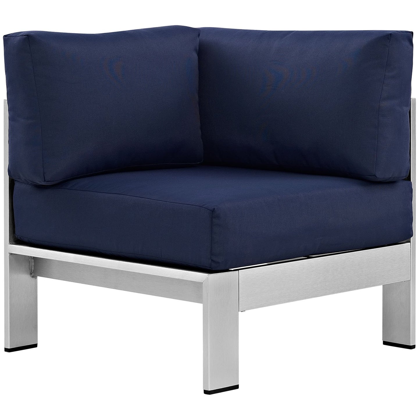 patio bistro sets | CasaFoyer Shore Outdoor Patio Corner Arm Chair | Sturdy Aluminum Frame | Weather-Tested Fabric | Stylish & Functional | Set of 1 | casafoyer.myshopify.com
