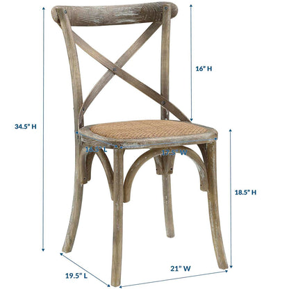home office desk chairs | CasaFoyer Rustic-Contemporary Dining Side Chair | Wooden Backrest, Tapered Legs | Fully Assembled | Ideal for Country Cottages, Rustic Settings, Urban Homes | Gray | casafoyer.myshopify.com