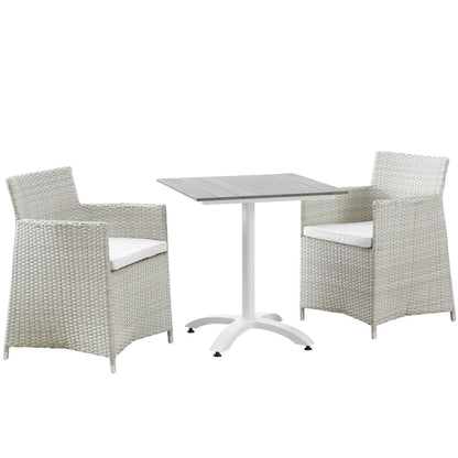 kitchen and dining room sets | CasaFoyer Junction Outdoor Patio Dining Furniture Set | Elegant Design | Weather-Resistant Cushions | Easy Maintenance | Perfect for Contemporary Spaces | Includes Dining Table & Armchairs | casafoyer.myshopify.com