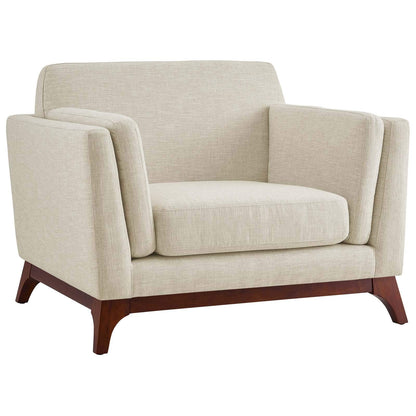 home office desk chairs | CasaFoyer Chance Upholstered Fabric Armchair | Mid-Century Charm | Modern Comfort | Soft Polyester | Dense Foam Padding | Removable Cushions | Solid Wood Frame | Low Profile Design | casafoyer.myshopify.com