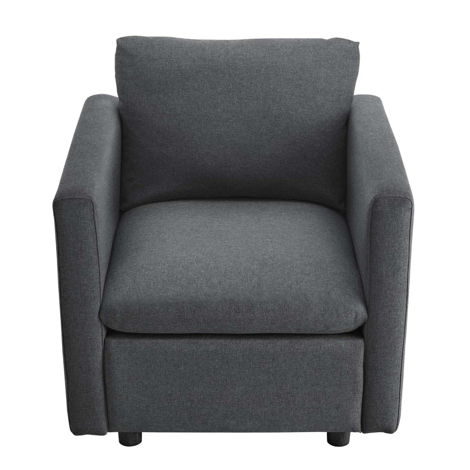 home office desk chairs | CasaFoyer Activate | Modern Upholstered Armchair | Versatile Design for Lounging | Family Rooms, Apartments, Offices | Dense Foam Padding | Soft Polyester Fabric | Sleek Black Wood Legs | Easy Assembly | Compact Shipping | 441 lbs Weight Capacity | casafoyer.myshopify.com